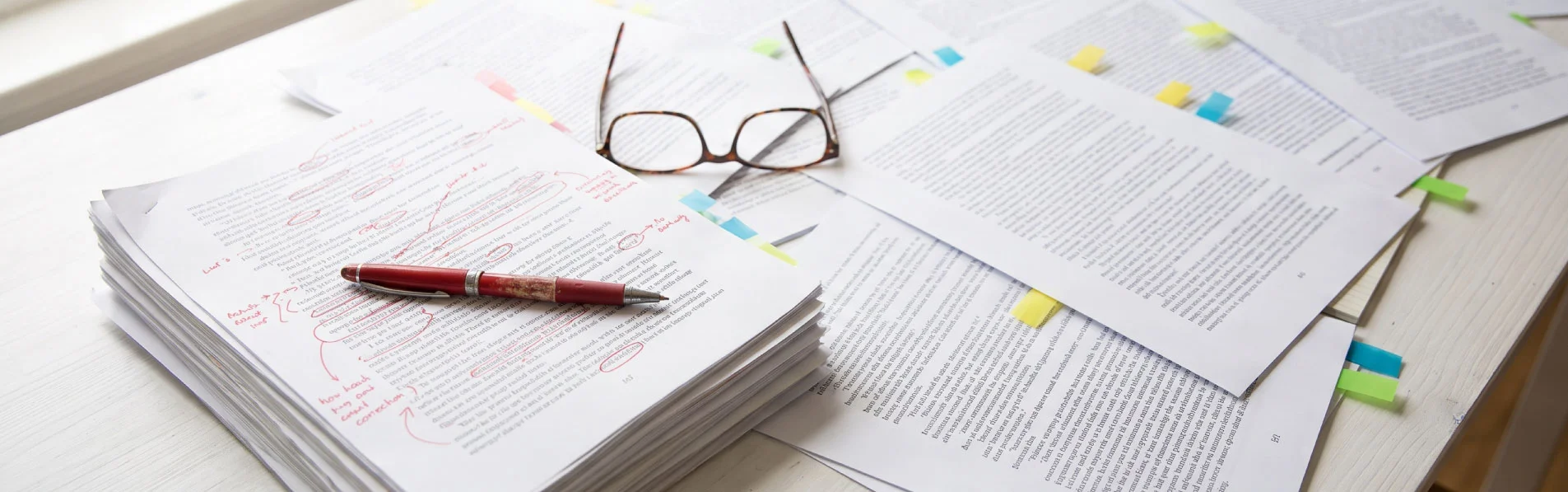 Publishing desk visual