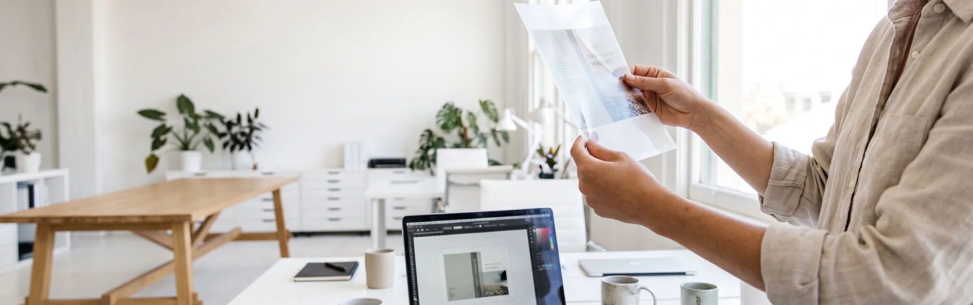 Publishing desk visual