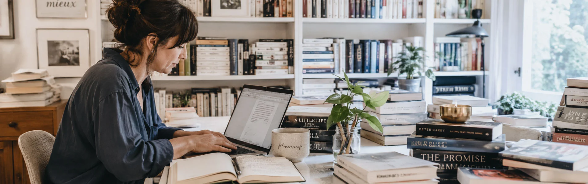 Publishing desk visual